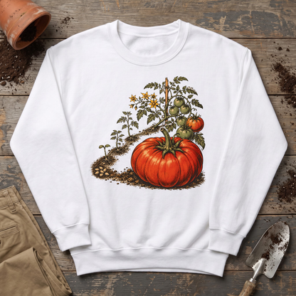 Tomato Growing Cycle Sweatshirt