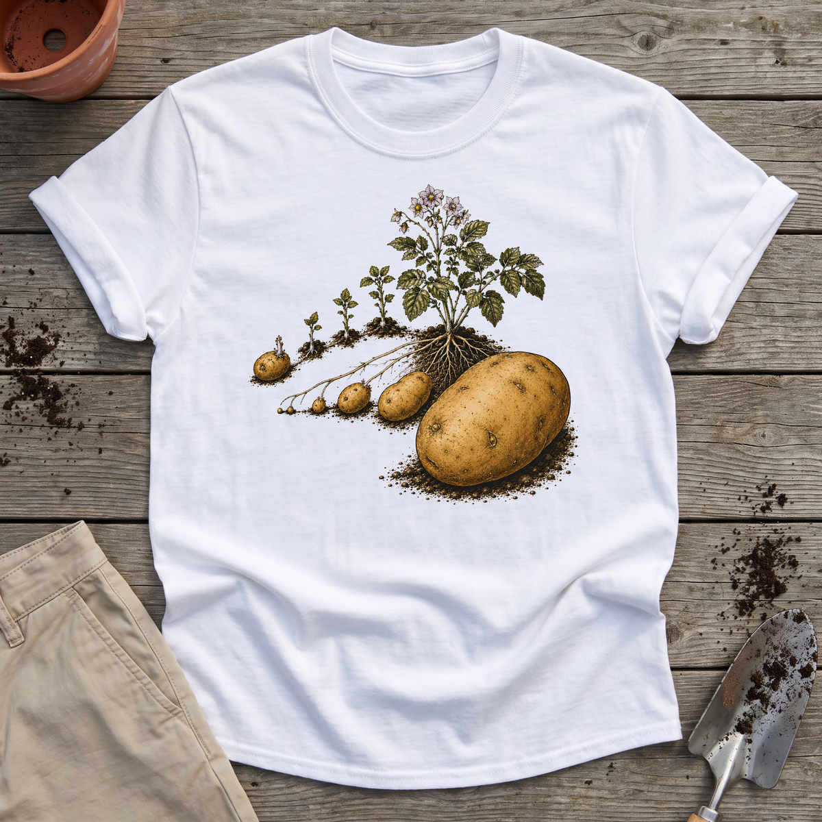 Potato Growing Cycle T-Shirt