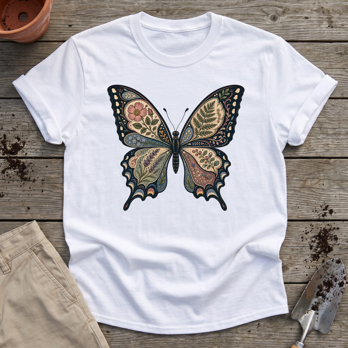 Botanical Butterfly T-Shirt