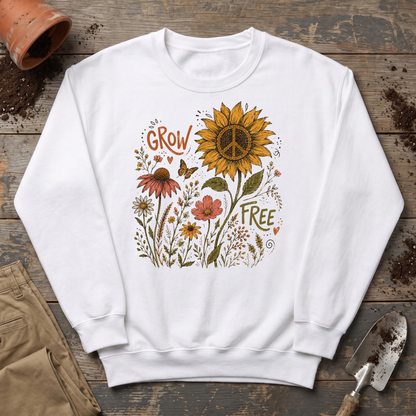 Grow Free Wildflowers Sweatshirt