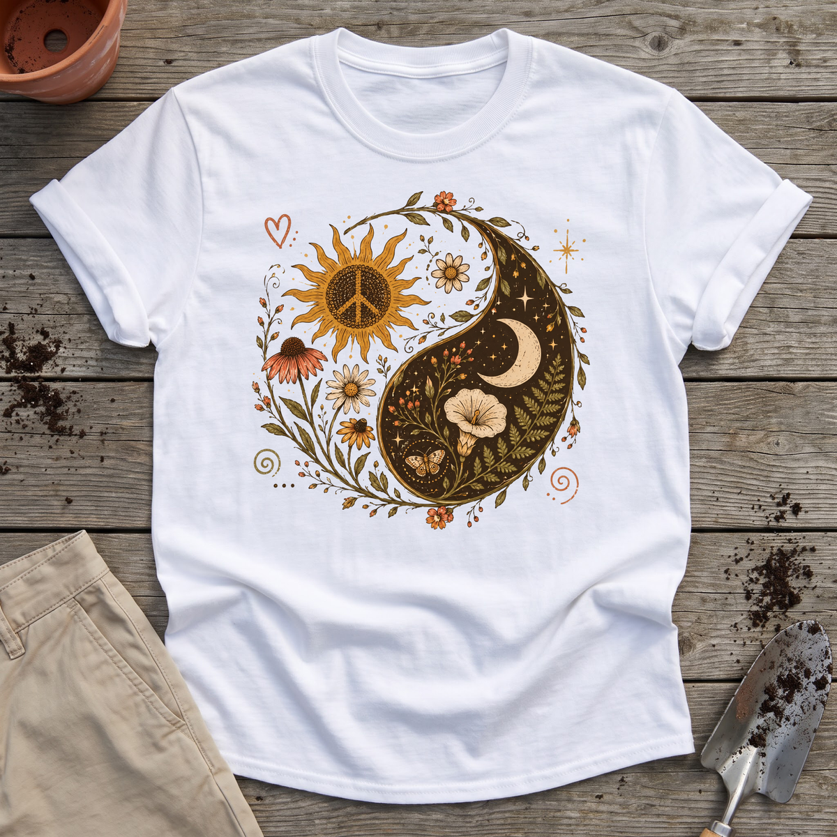 Botanical Sun & Moon T-Shirt