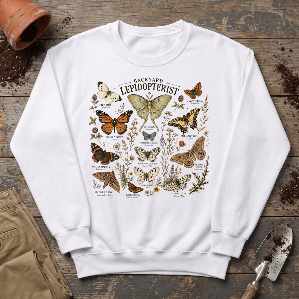 Backyard Lepidopterist Sweatshirt