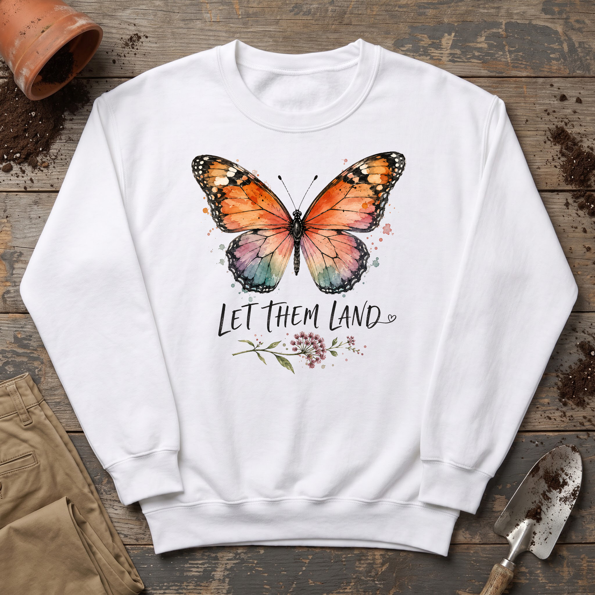Let Them Land Sweatshirt