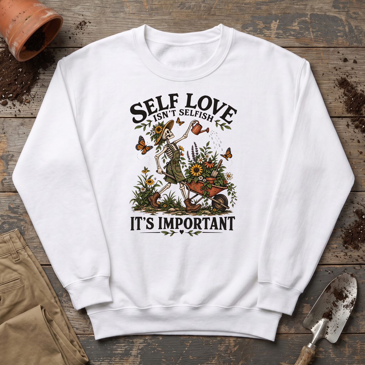 Garden Self Care Sweatshirt