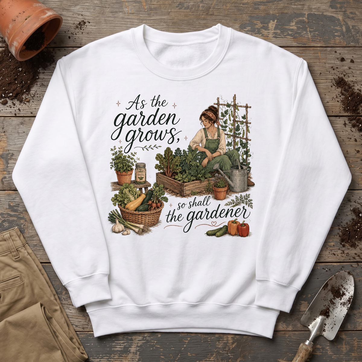 Growing With the Garden Sweatshirt