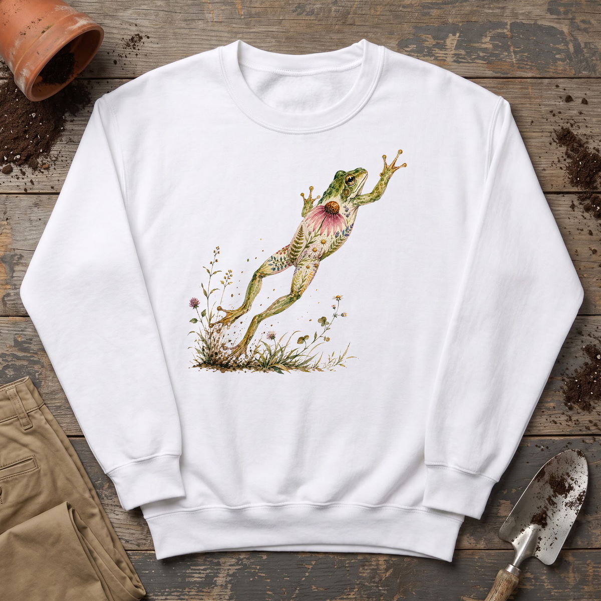 Wildflower Frog Sweatshirt