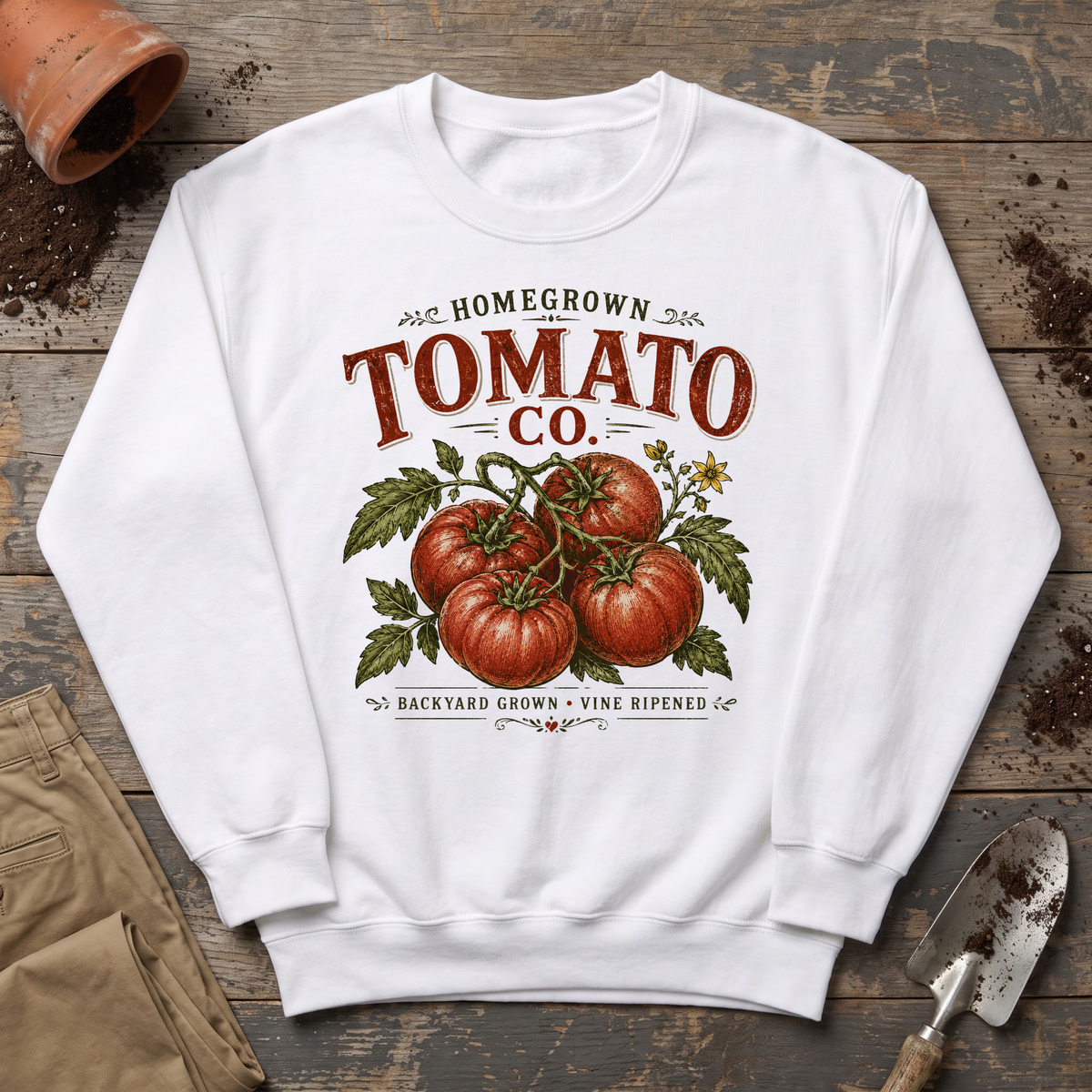 Backyard Tomatoes Sweatshirt