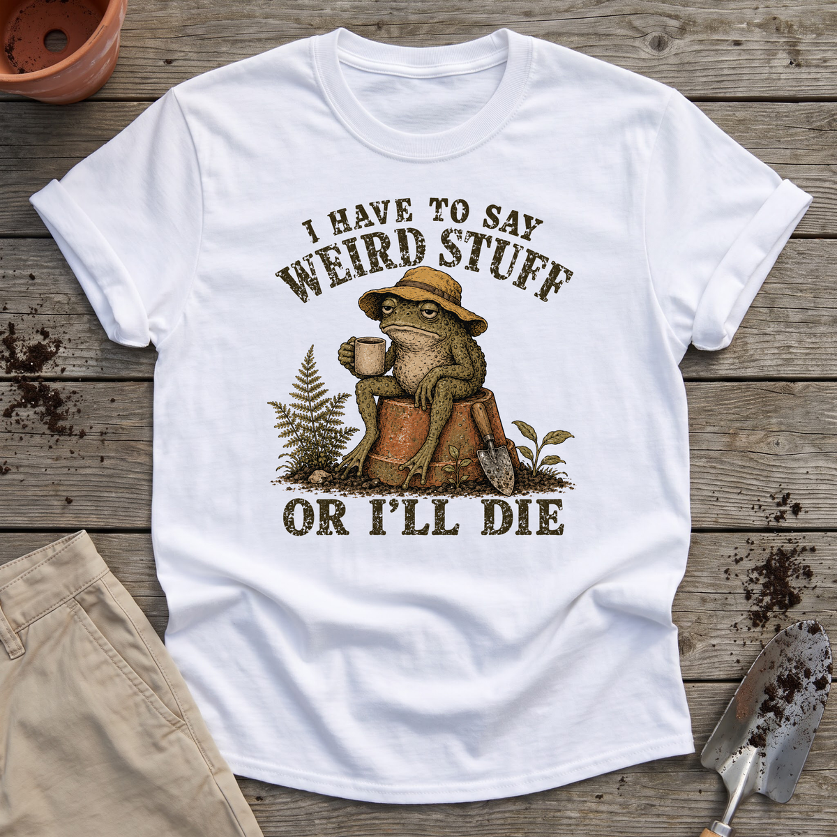 Weird Garden Toad T-Shirt