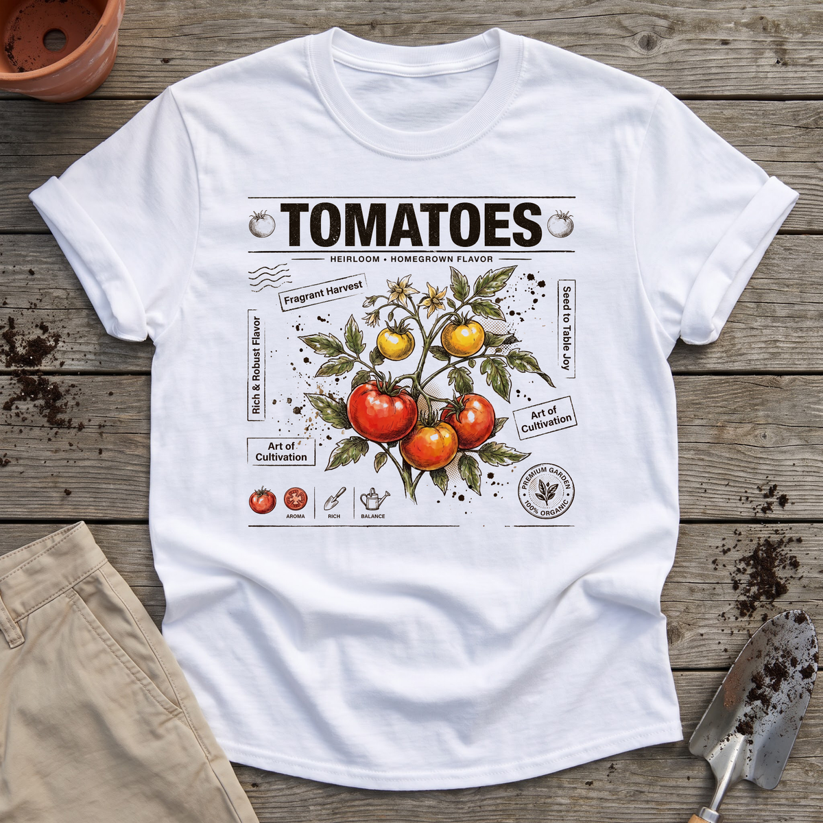 Heirloom Tomatoes Garden T-Shirt