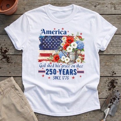 Grace in Bloom America T-Shirt