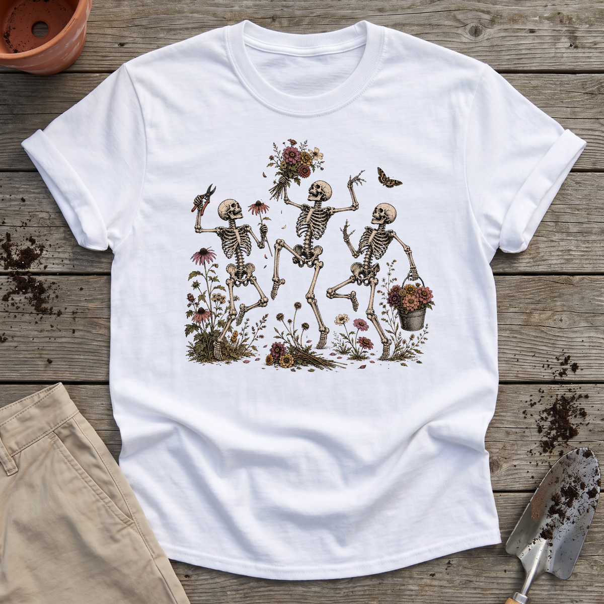 Skeleton Gardeners T-Shirt