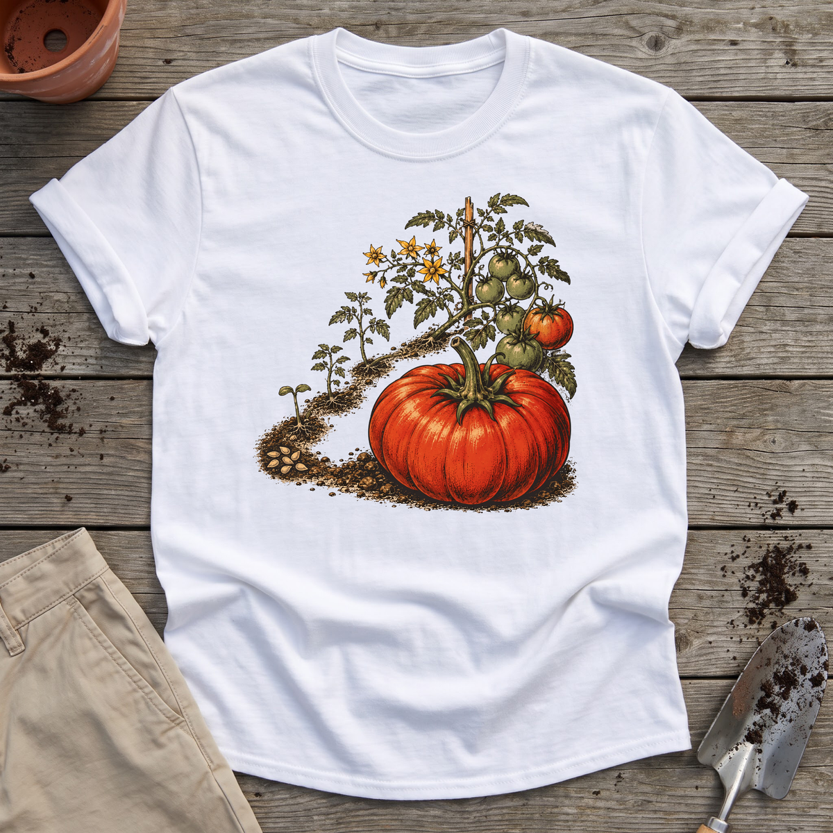 Tomato Growing Cycle T-Shirt