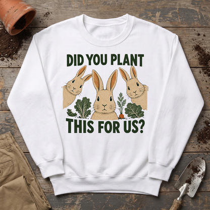 Rabbit Garden Raid Sweatshirt