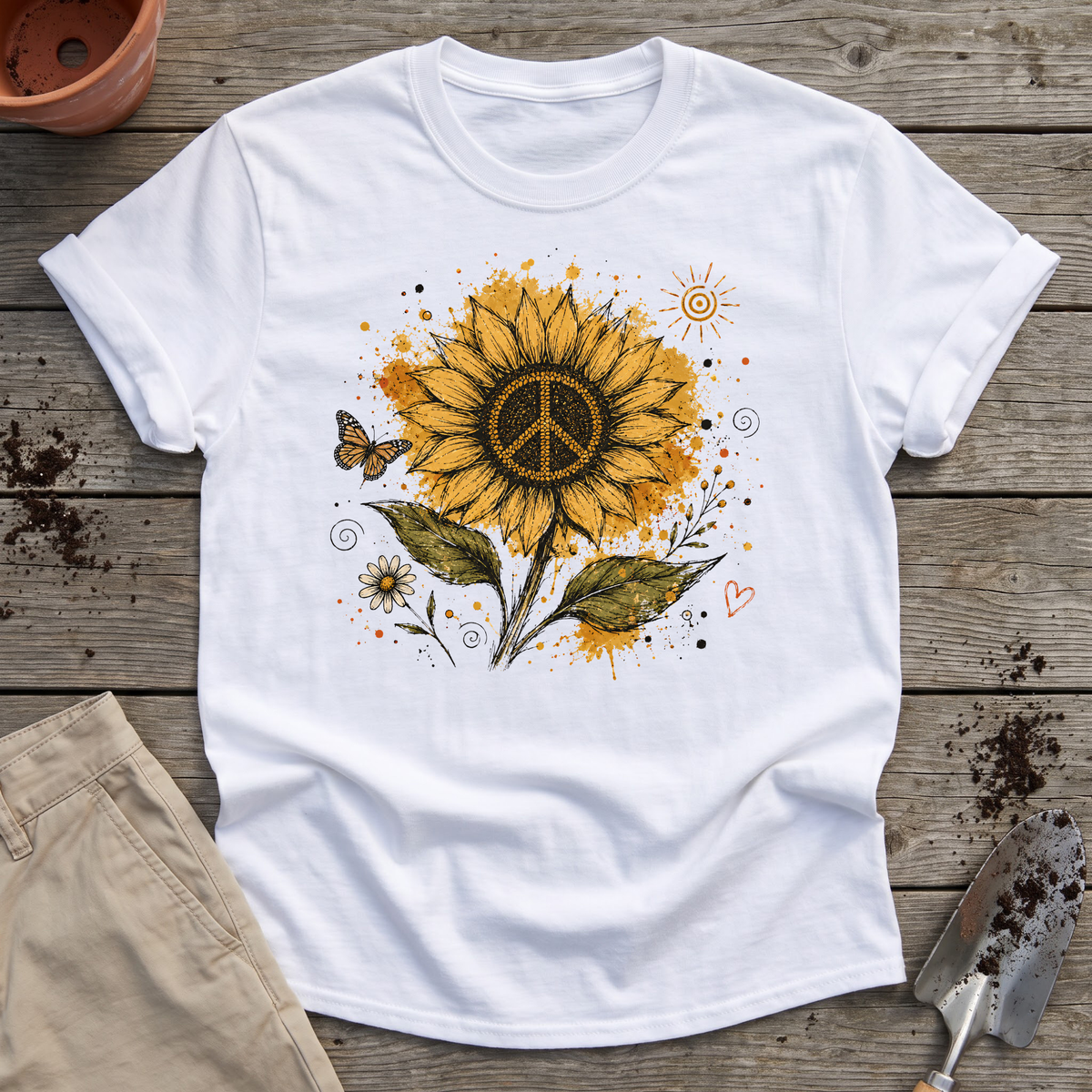 Sunflower Peace T-Shirt