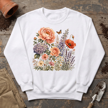 Vintage Garden Bouquet Sweatshirt