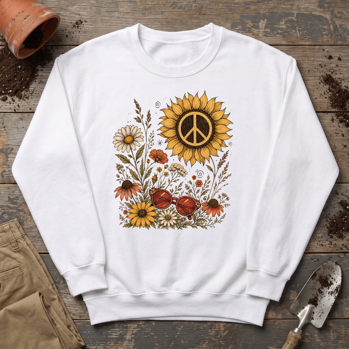 Sunflower Peace Sweatshirt