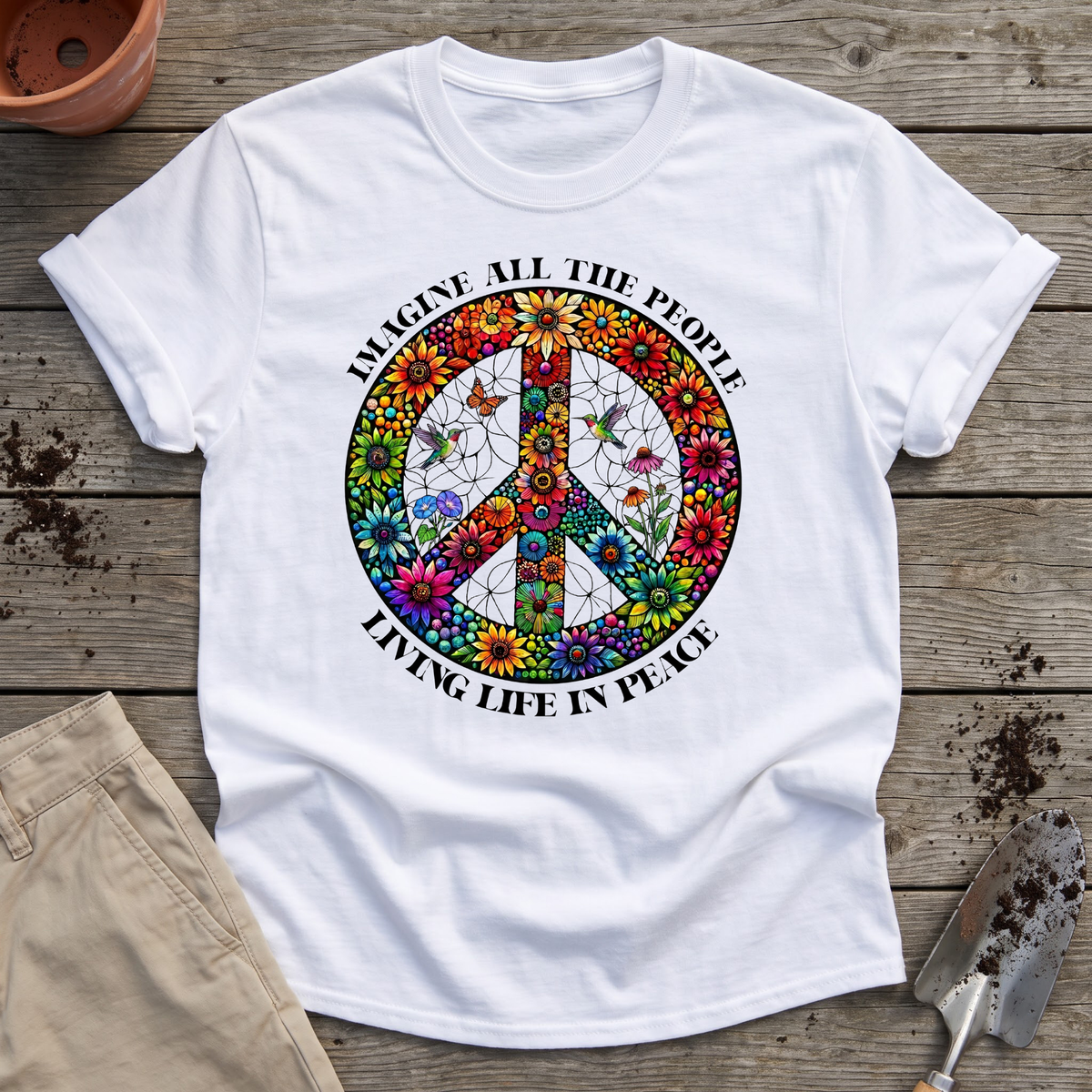 Groovy Peace Plant T-Shirt