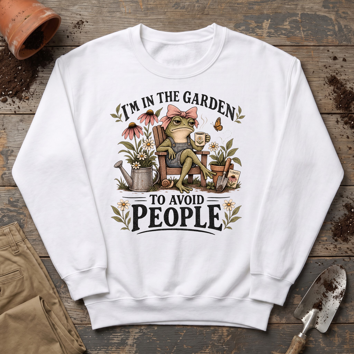 Avoiding People Sweatshirt