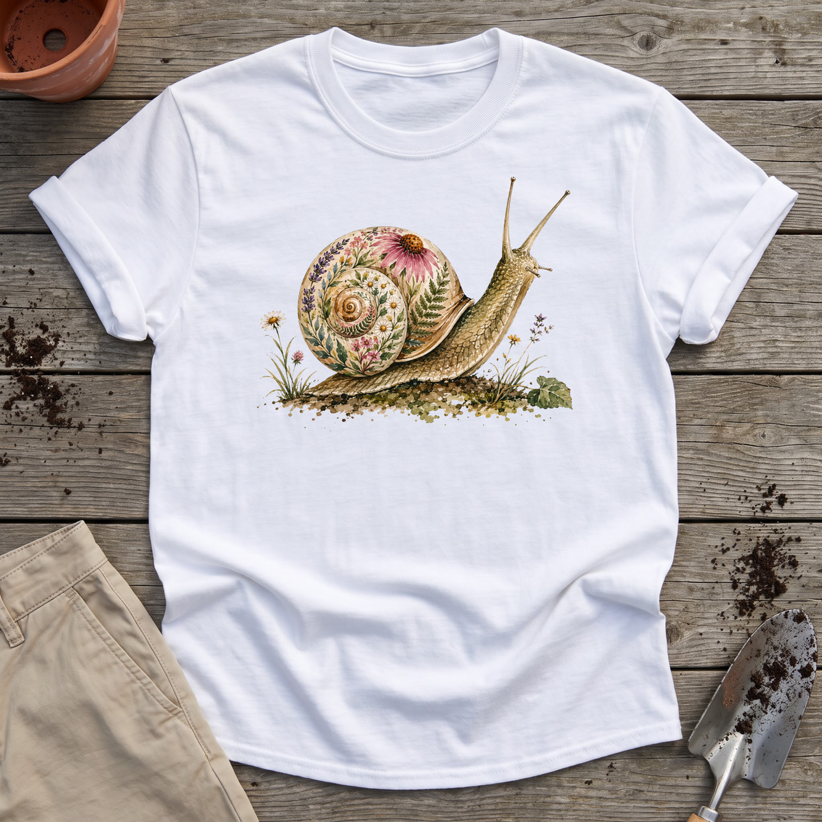 Botanical Garden Snail T-Shirt