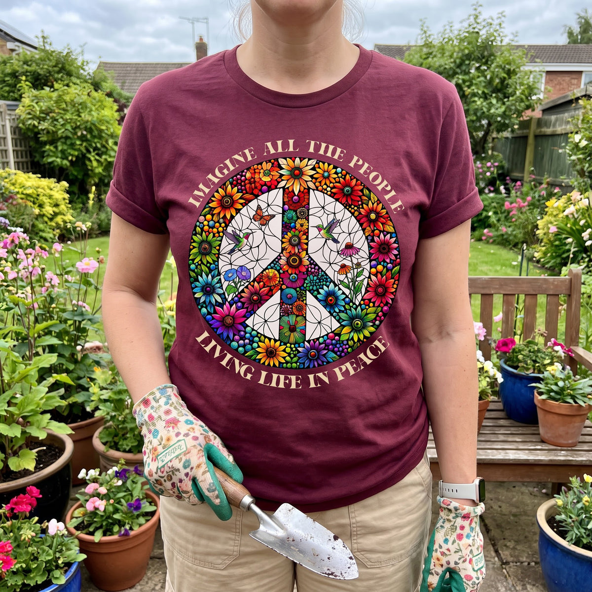 Groovy Peace Plant T-Shirt